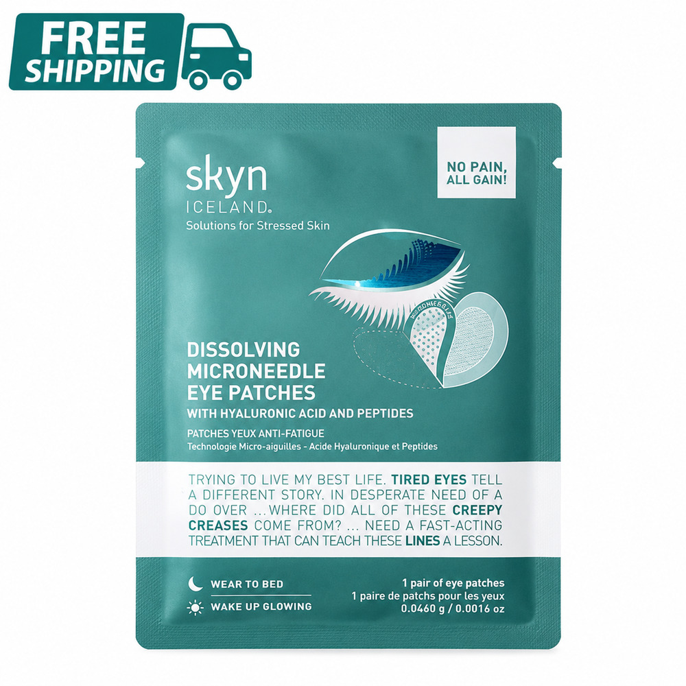 Skyn Iceland Dissolving Microneedle Eye Patches Hyaluronic Acid 1 Pair